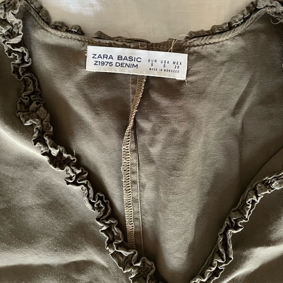 Flowy green khaki dress - Picture 8 of 8